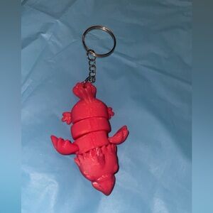 3-D printed bird keychain